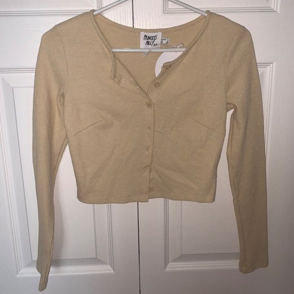Princess Polly Tops - The Marley Top Beige